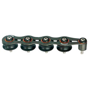 Passador Nautos 91216N 60mm Quádruplo com Roldanas Nylon