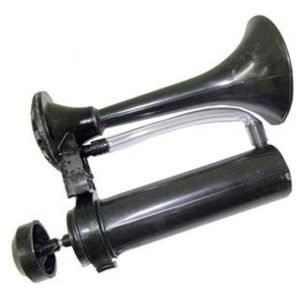 Buzina Mini Manual Araponga Preta 17 CM