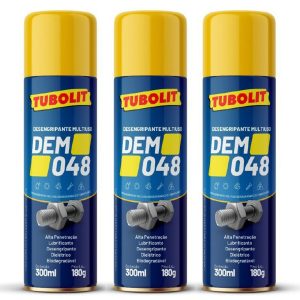Kit 3x Desengripante Multiuso Tubolit DEM 048