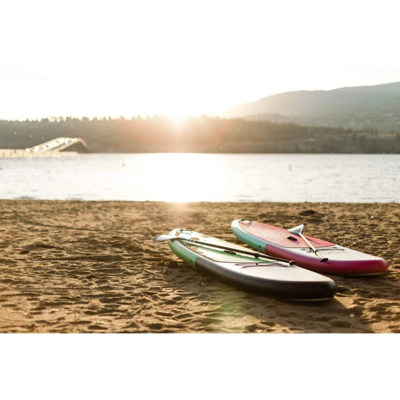 POP Board Co 10'6" Royal Hawaiian Stand Up Paddle Board Inflatable SUP - Pink/Black - Image 7