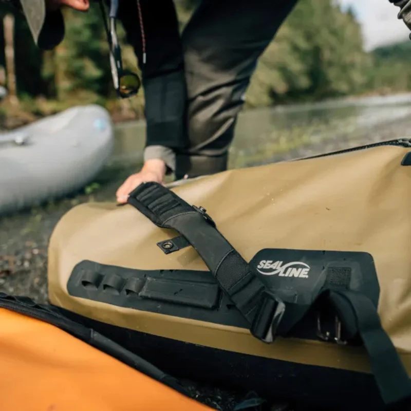 SealLine PRO Zip 40L Waterproof Duffel Bag - Orange - Image 9