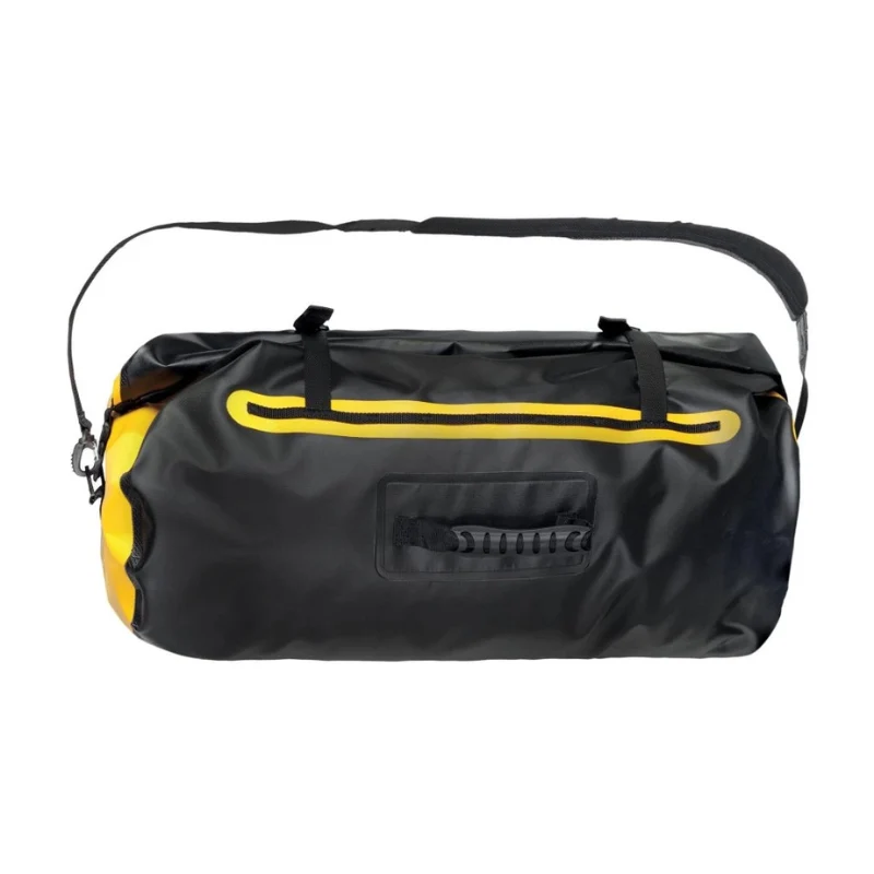 Singing Rock 60L Waterproof Duffel Bag - Black/Yellow - Image 2