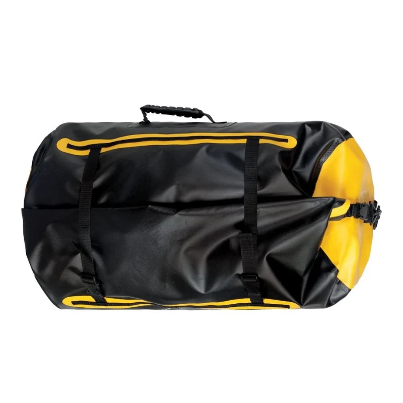 Singing Rock 60L Waterproof Duffel Bag - Black/Yellow - Image 4