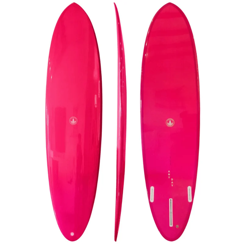 Surfboard Trading Co. ANY DAY Mid Length EPS Surfboard – Hot Pink