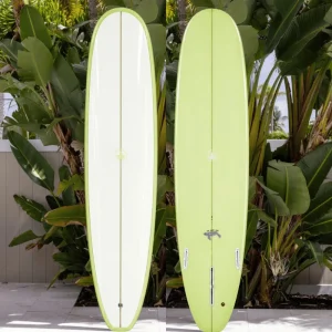 Surfboard Trading Co. Baby Log Epoxy Surfboard – Sage Cutlap | Beginner-Friendly Mid / Mini Longboard