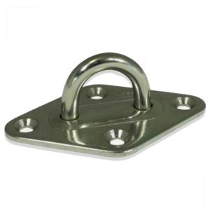Alça com Base Diamante 8mm em Inox