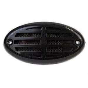 Buzina De Embutir 12V Com Capas Branca e Preta Attwood