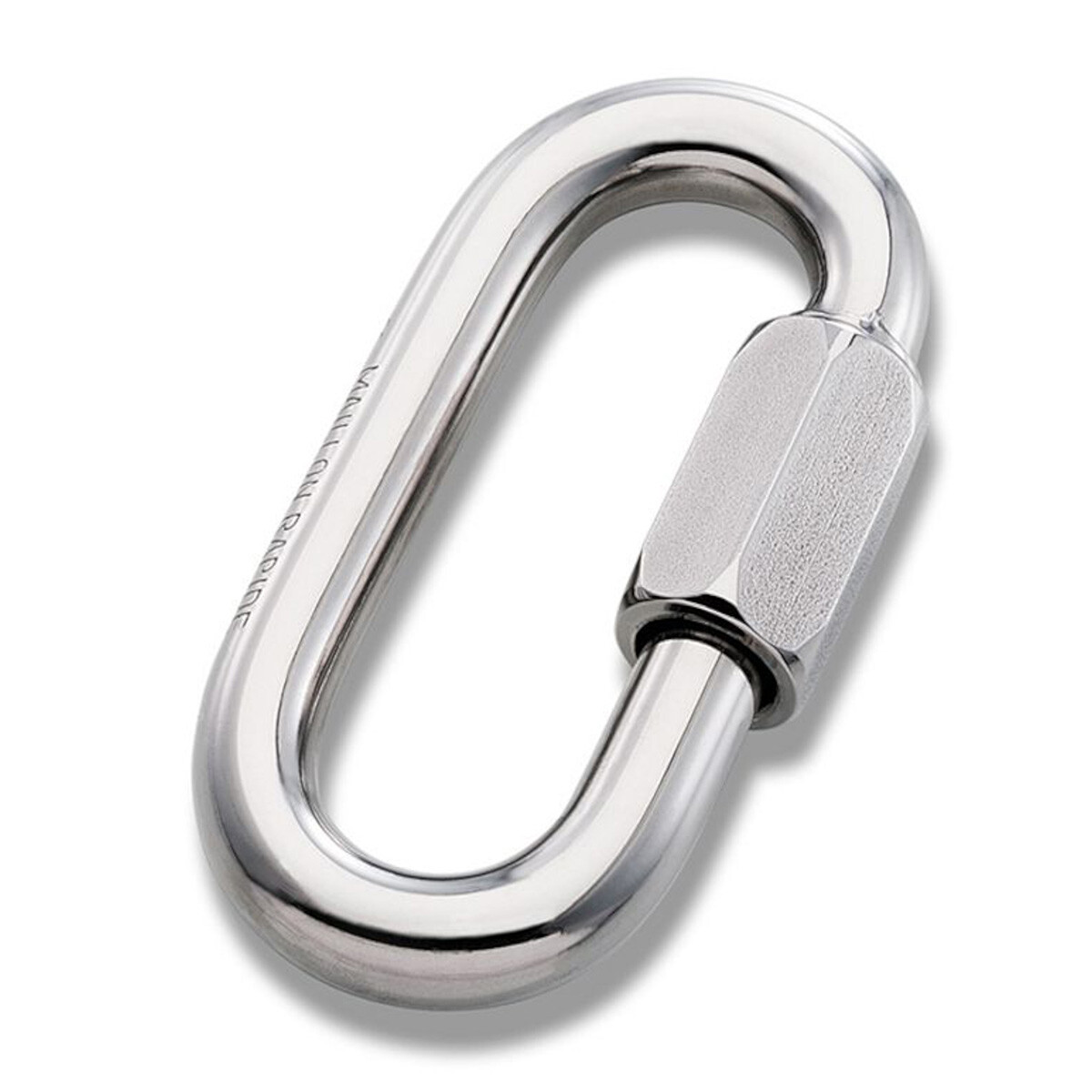 Link Mosquetão Oval Trava 8mm Inox