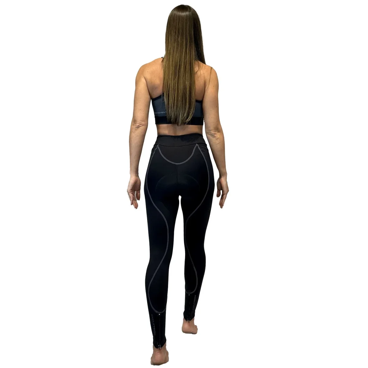 Calça NOVA CYCLETECH Preta/ESTANHO | Feminina - Image 3