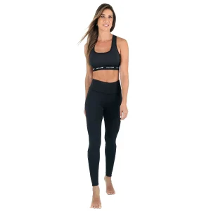 Calça Running de Compressão Bolso Cós l ALLBLACK