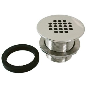 Ralo Para Deck Redondo 70mm Inox 1 1/2 Pol