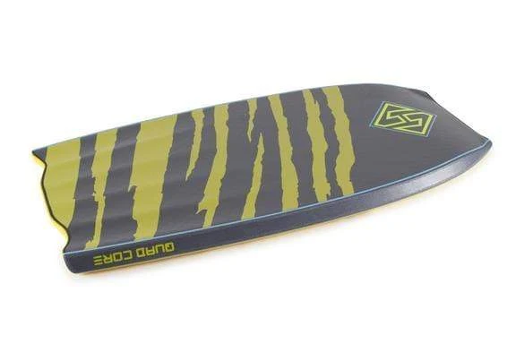 Hubboards Hubb Edition Sci-Five Quad Core Hub Tail Bodyboard Tangerine - Image 3