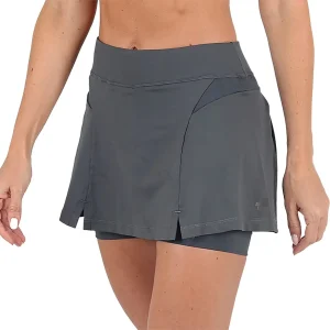 Shorts Saia Estanho