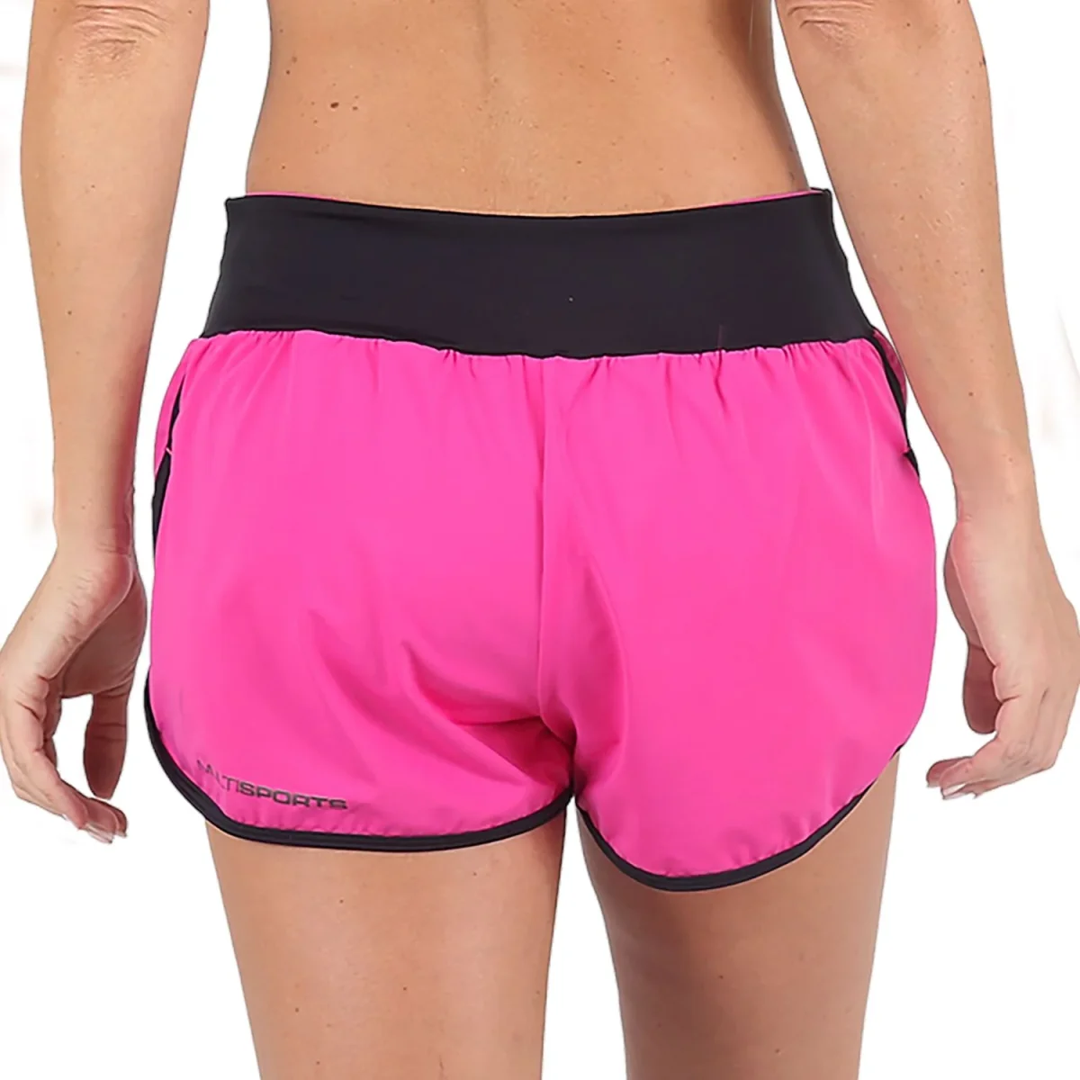 Shorts Corrida Multisports Feminino Rosa - Image 4