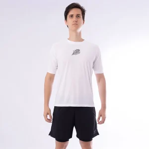 T-shirt Branca Estampa FLETS TRAIL Refletiva