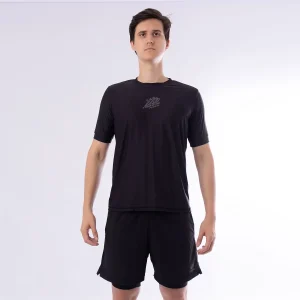 T-shirt Preta Estampa FLETS TRAIL Refletiva