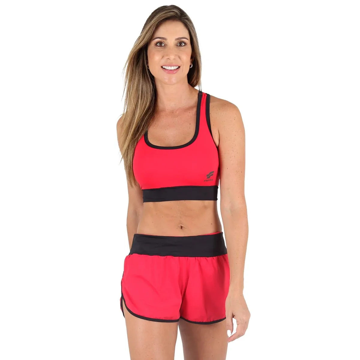Top Costa Nadador Colours l Vermelho e Preto - Image 3