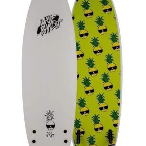 Catch Surf Wave Bandit 6'4" Performer Ben Gravy Foam Surfboard - White (Tri Fin)